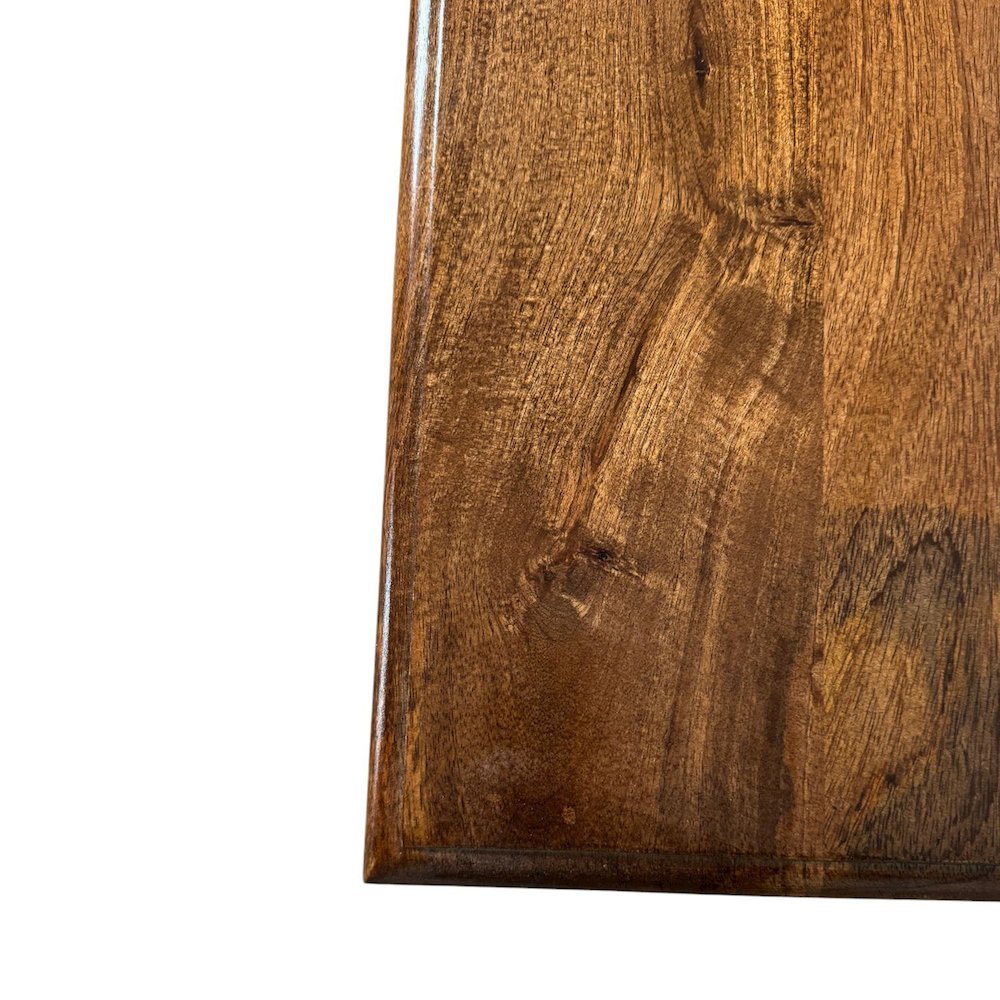 Chesterfield Wood & Cane 3 Shelf Side Table - Chestnut