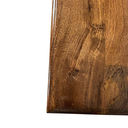 Chesterfield Wood & Cane 3 Shelf Side Table - Chestnut
