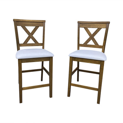 Taylor Flip Top Bar Table with 2 Counter Stools - Golden Oak
