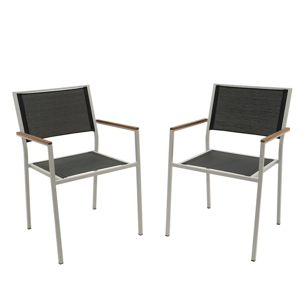 Braylee Patio Chair - Set of 2 - Black