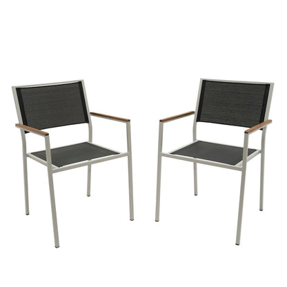 Braylee Patio Chair - Set of 2 - Black