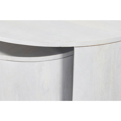 Sable 30" Round Nesting Coffee Table - Whitewash