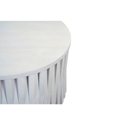 Hatteras Woven Coffee Table - Whitewash