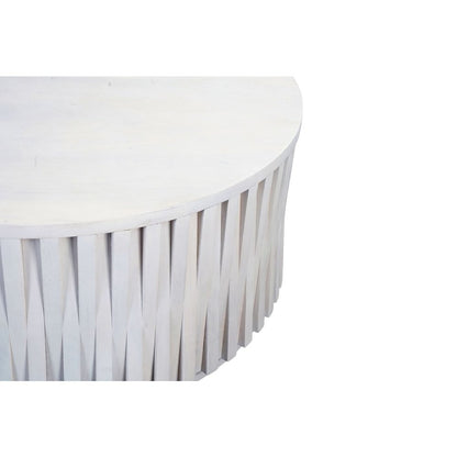 Hatteras Woven Coffee Table - Whitewash