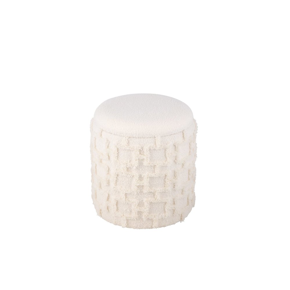 Handwoven Morpheus Solid Fabric Storage Ottoman