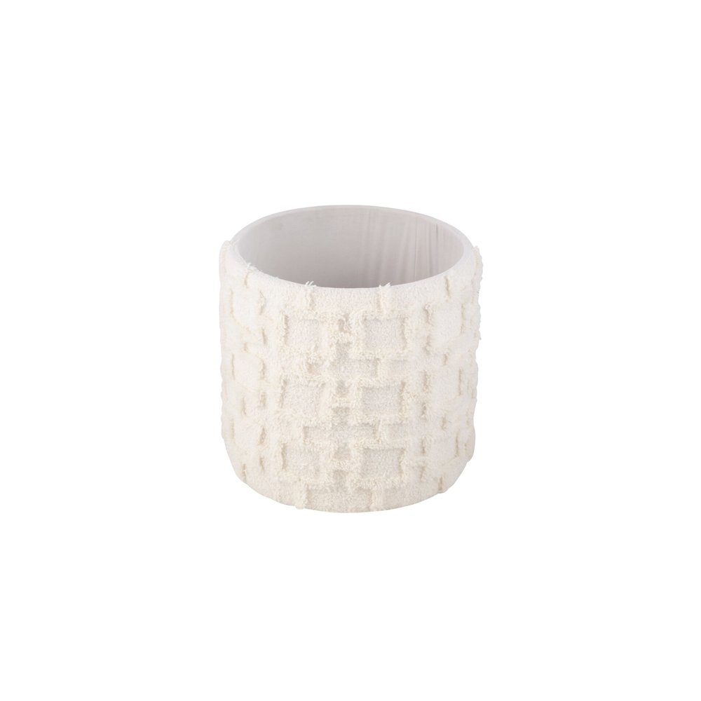 Handwoven Morpheus Solid Fabric Storage Ottoman