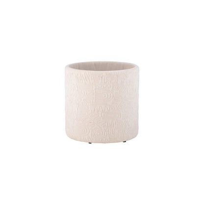 Handwoven Hermes Solid Fabric Storage Ottoman