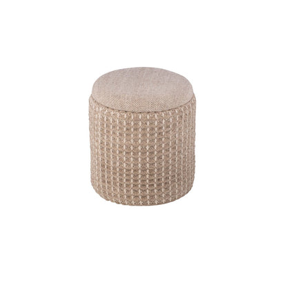 Handwoven Plutus Tuape Waffle Storage Ottoman
