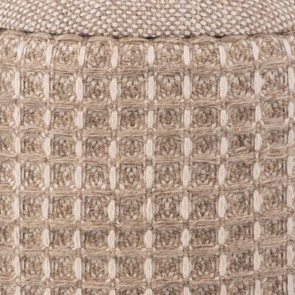 Handwoven Plutus Tuape Waffle Storage Ottoman