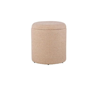Handwoven Apollo Jute Check Storage Ottoman