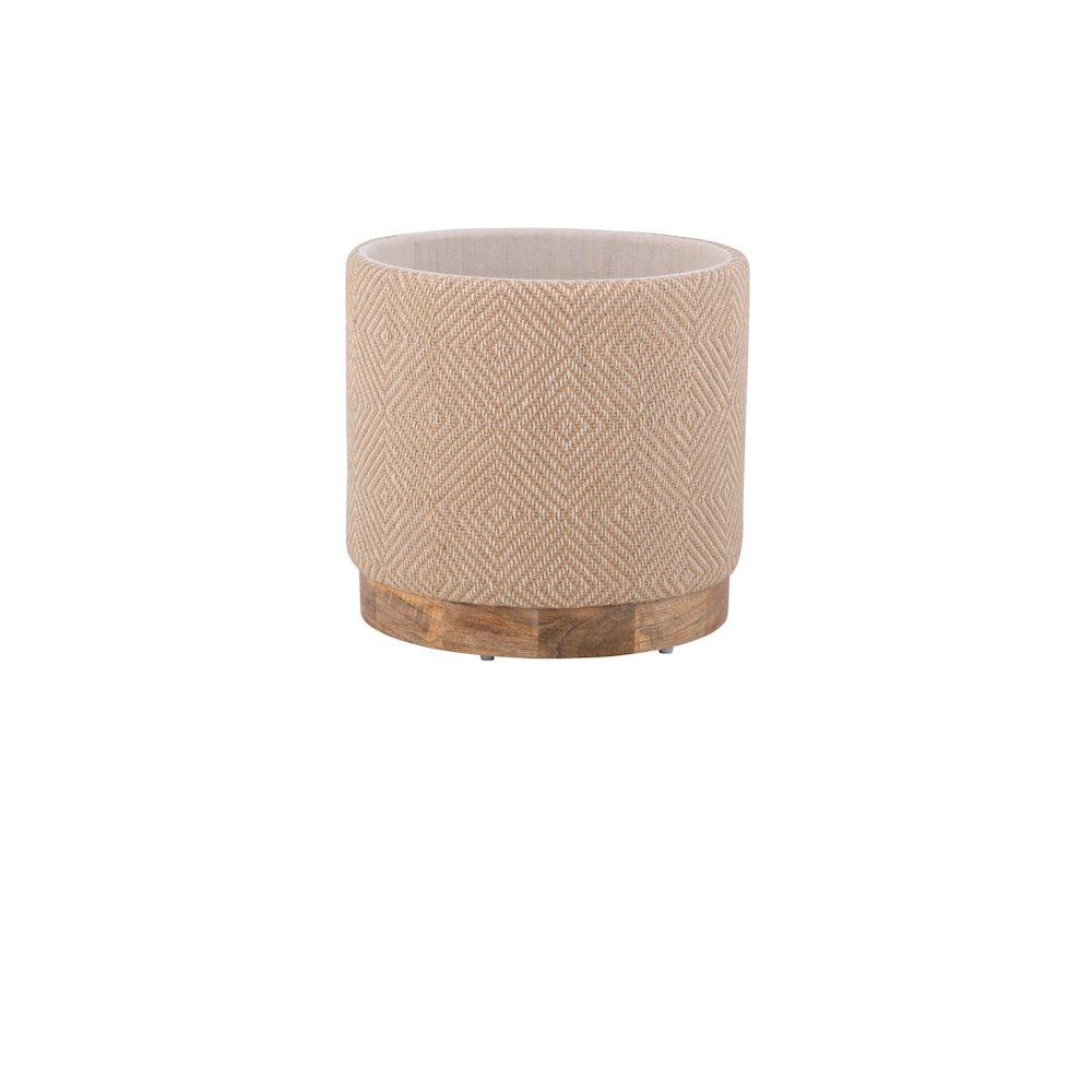 Handwoven Hesperus Diamond Juste Storage Ottoman