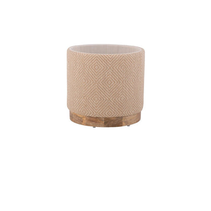 Handwoven Hesperus Diamond Juste Storage Ottoman