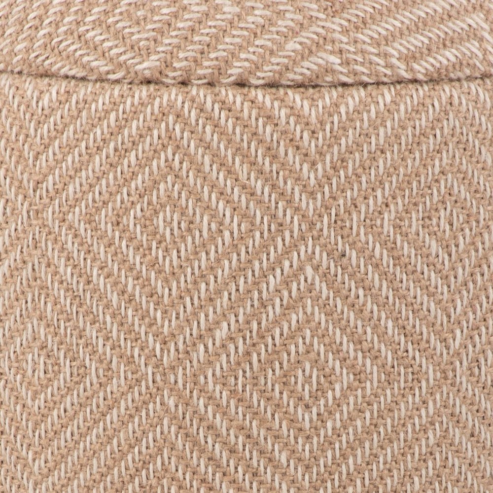 Handwoven Hesperus Diamond Juste Storage Ottoman