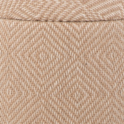 Handwoven Hesperus Diamond Juste Storage Ottoman