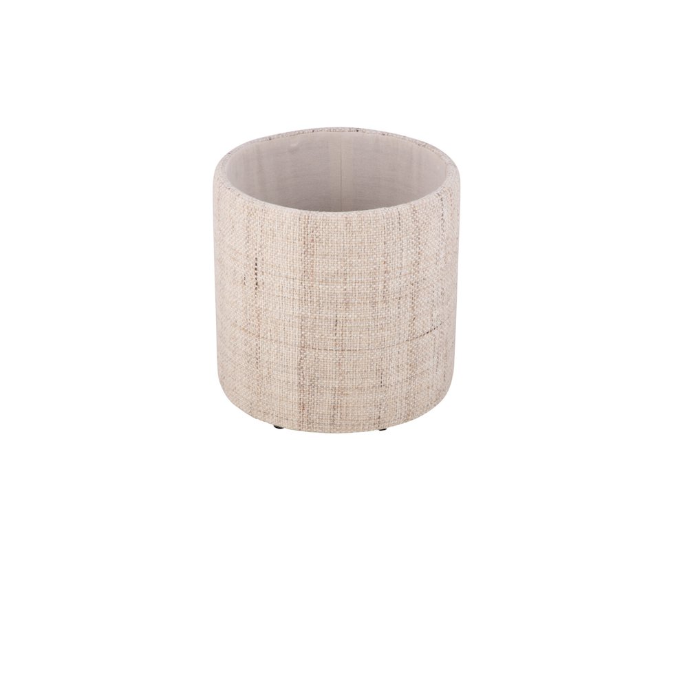 Handwoven Nereus Wood Top Storage Ottoman