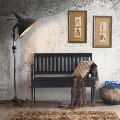 Veranda Storage Bench - Antique Black