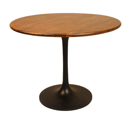 40" Round Dining Table and 4 Laurant Upholstered Dining Chairs