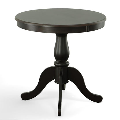 Fairview 30" Round Pedestal Dining Table - Espresso
