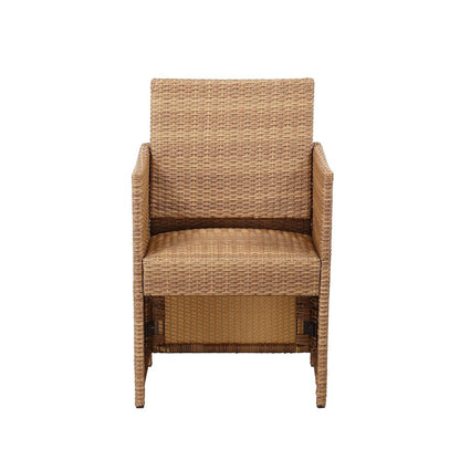 Honeymoon Outdoor Dining Set- Gold Oak