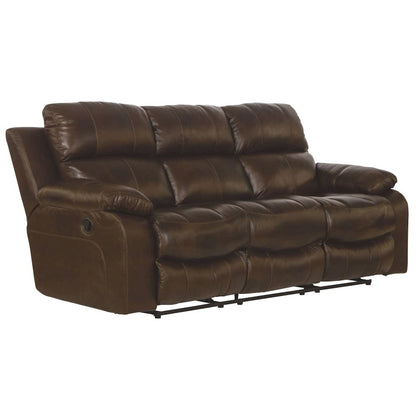 Positano Italian Top Grain Leather Match Reclining Sofa