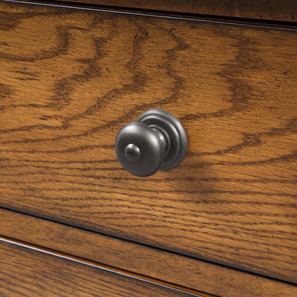 Grandpas Cabin 5 Drawer Chest in Aged Oak
