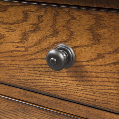 Grandpas Cabin 5 Drawer Chest in Aged Oak