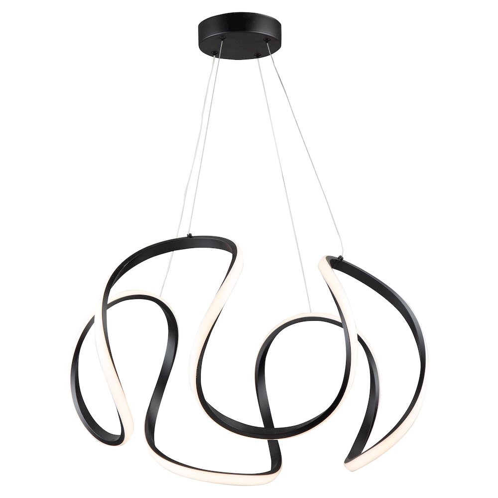 Mira 40W LED Pendant Black