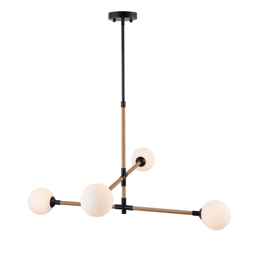Capilano Collection 4Light Chandelier Black