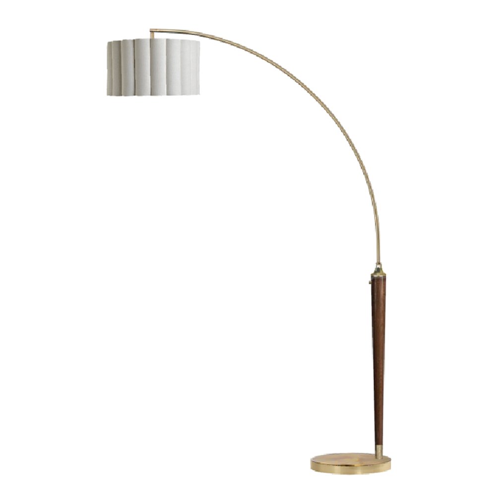 Scalloped Arc Floor Lamp