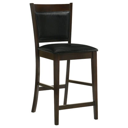 Casual Espresso Counter Height Stools (Set of 2)