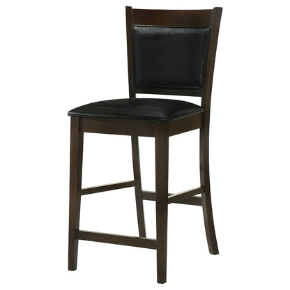 Casual Espresso Counter Height Stools (Set of 2)