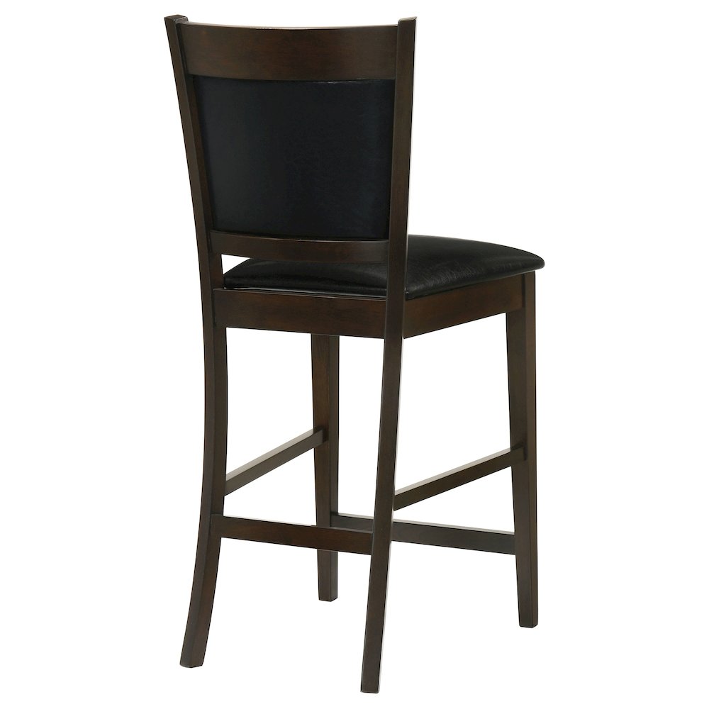 Casual Espresso Counter Height Stools (Set of 2)