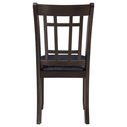 Transitional Faux Leather Dining Chairs (Set of 2)