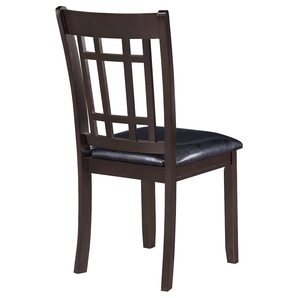 Transitional Faux Leather Dining Chairs (Set of 2)