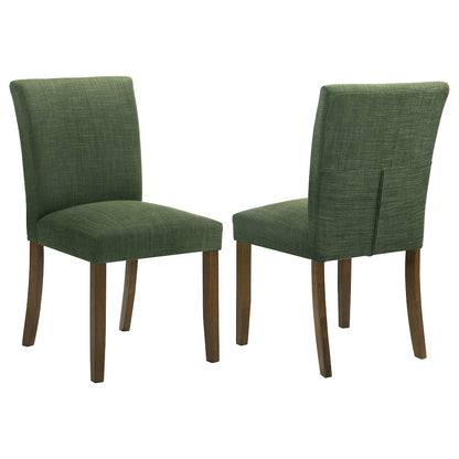 Conifer Green Upholstered Dining Side Chair (Set of 2)