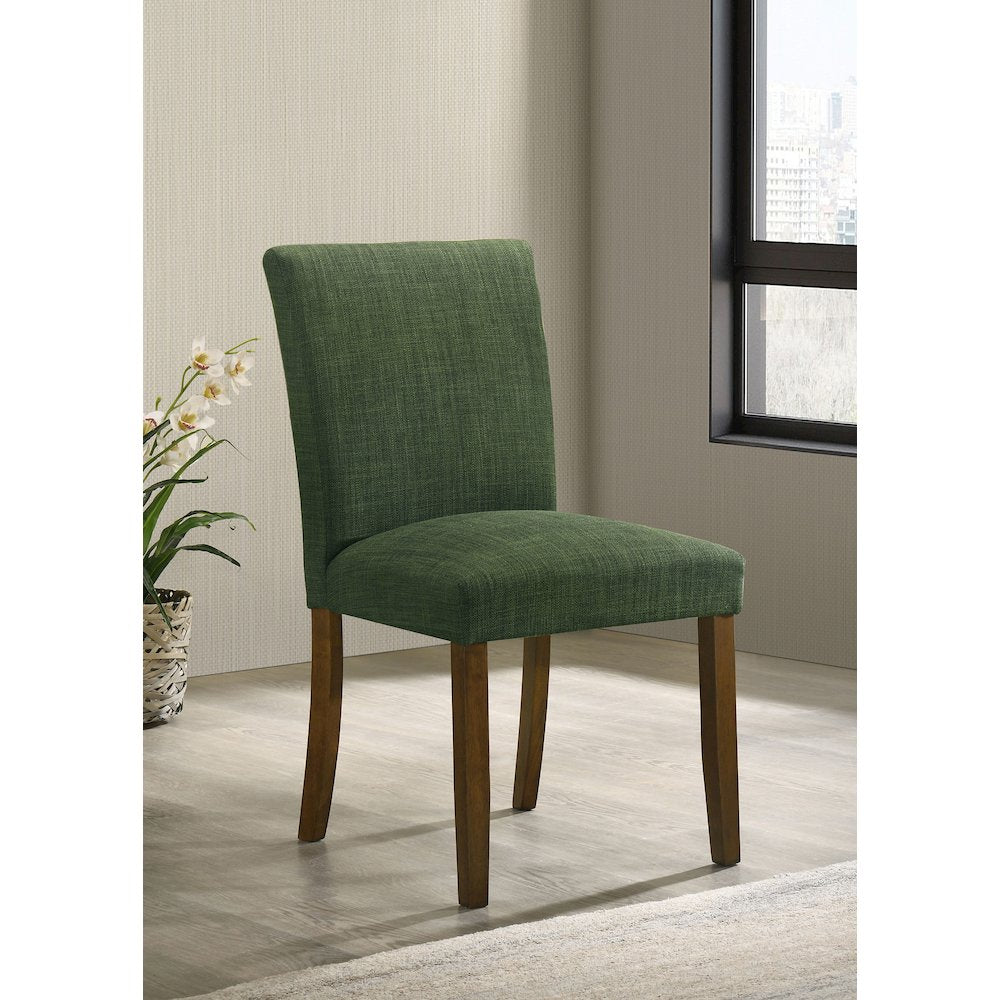 Conifer Green Upholstered Dining Side Chair (Set of 2)