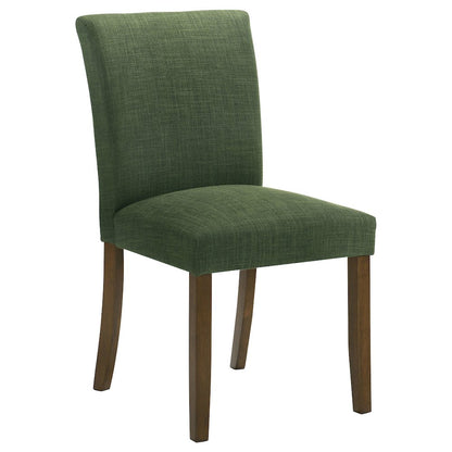 Conifer Green Upholstered Dining Side Chair (Set of 2)