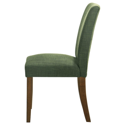 Conifer Green Upholstered Dining Side Chair (Set of 2)