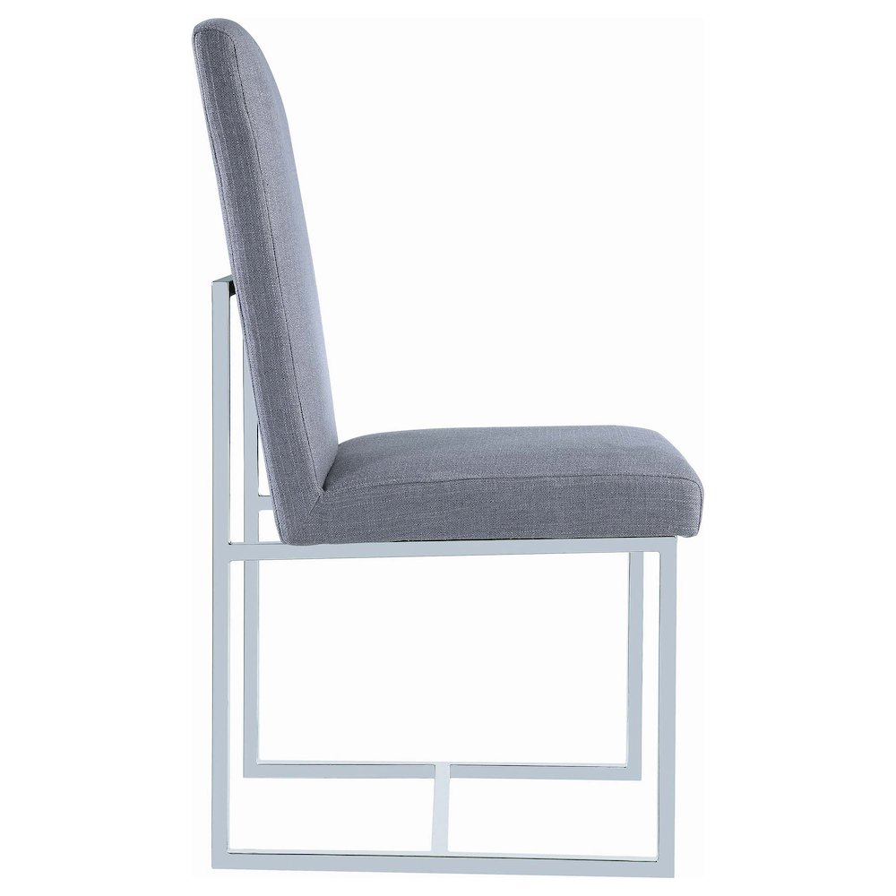 Modern Cube Base Dining Chairs (Set of 2)