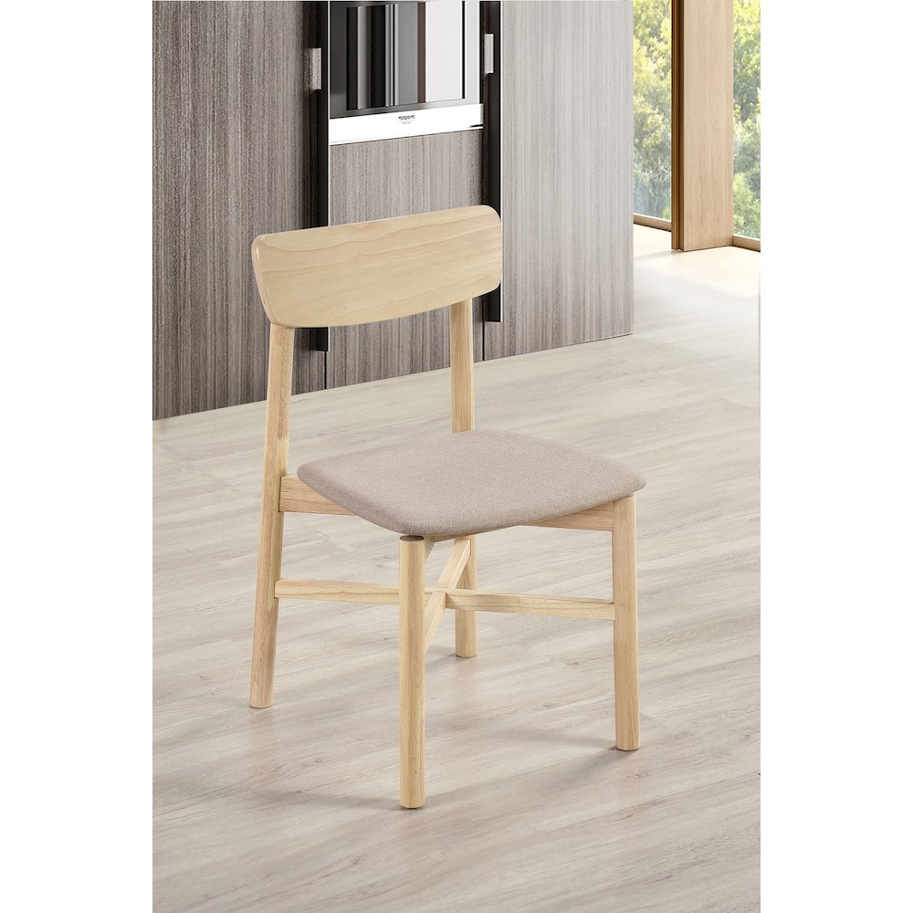 Svenstra White Washed Dining Side Chair (Set of 2)