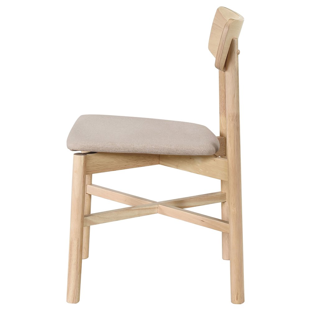 Svenstra White Washed Dining Side Chair (Set of 2)
