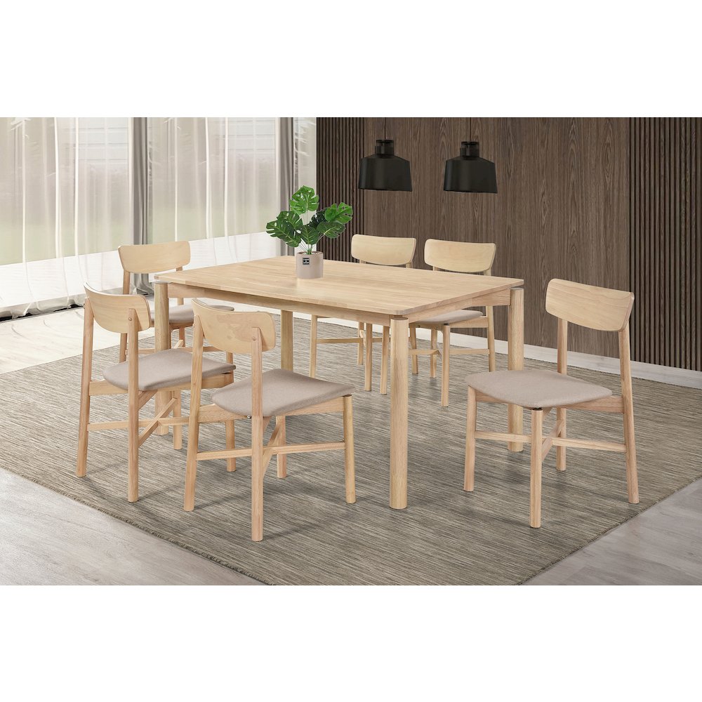 Svenstra White Washed Dining Side Chair (Set of 2)