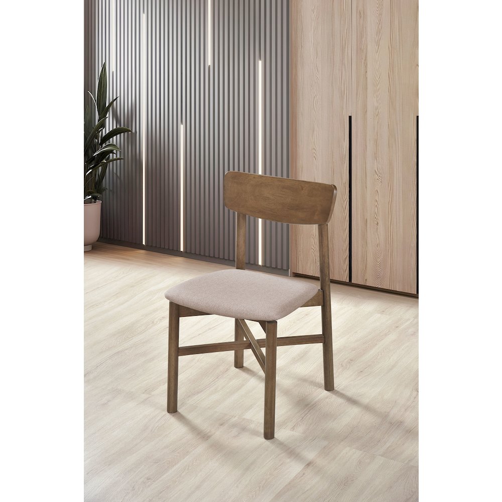 Svenstra Natural Walnut Dining Side Chair (Set of 2)