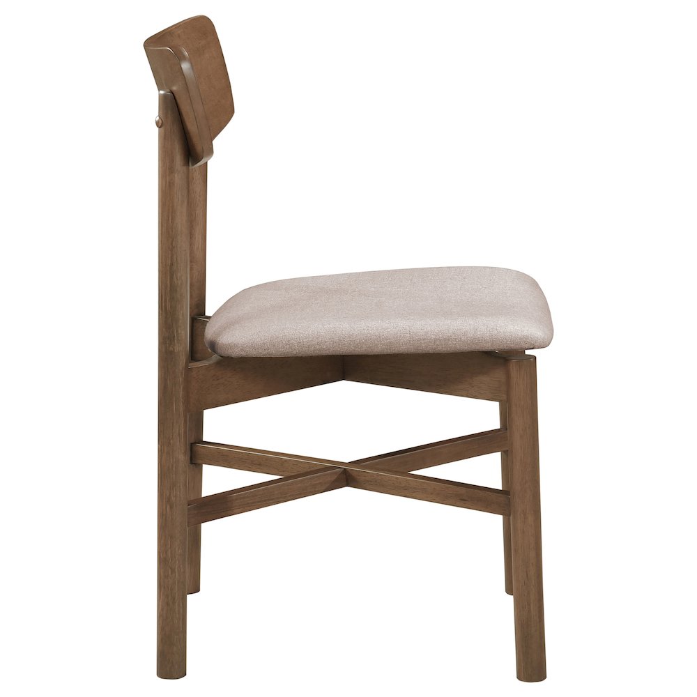 Svenstra Natural Walnut Dining Side Chair (Set of 2)