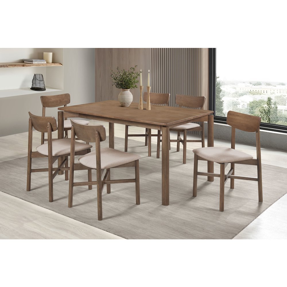 Svenstra Natural Walnut Dining Side Chair (Set of 2)