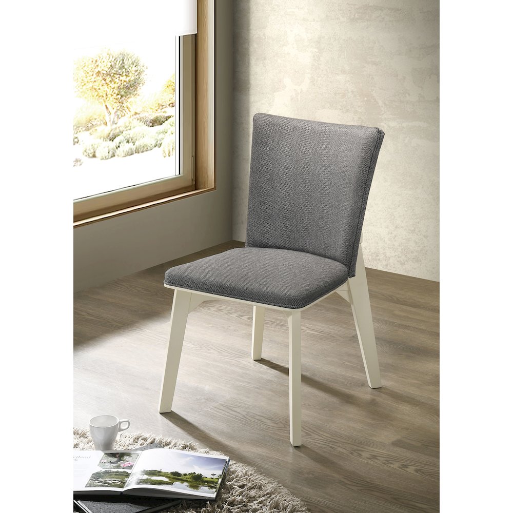 Jean Grey Upholstered Dining Side Chair (Set of 2)