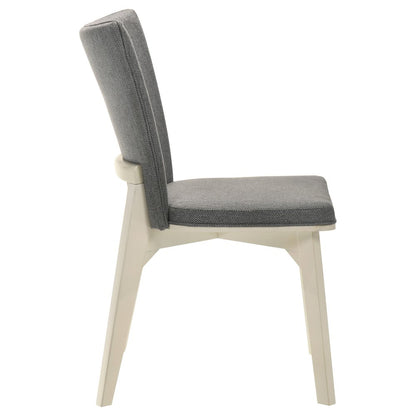 Jean Grey Upholstered Dining Side Chair (Set of 2)