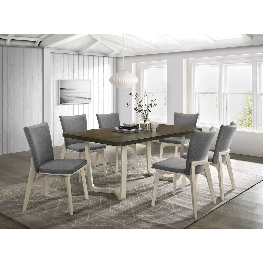Jean Grey Upholstered Dining Side Chair (Set of 2)