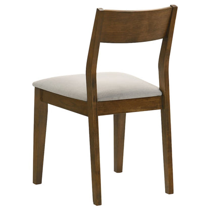 Warren Dark Brown Upholstered Dining Chair (Set of 2)