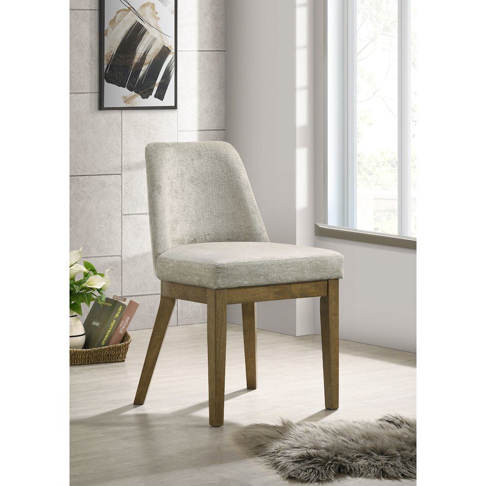Bryant Light Tan Upholstered Dining Side Chair (Set of 2)